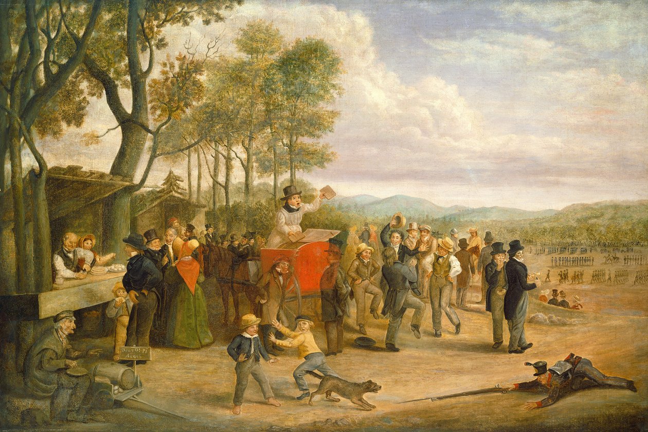 Dzień zbiórki, 1843 lub później. autorstwa Charles Henry Granger