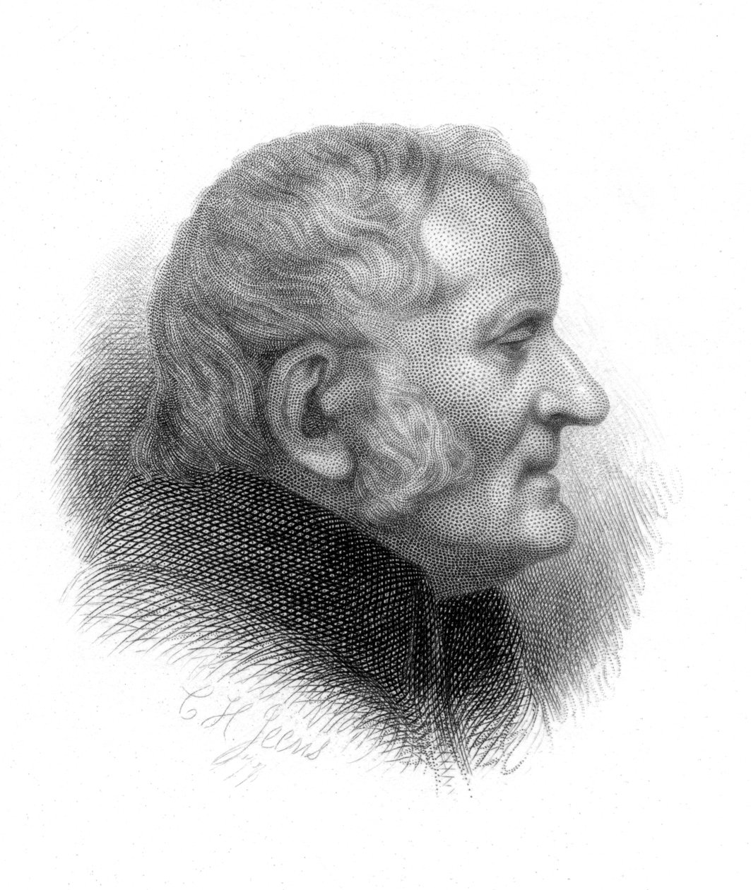 John Dalton, brytyjski chemik, XIX wiek autorstwa Charles Henry Jeens