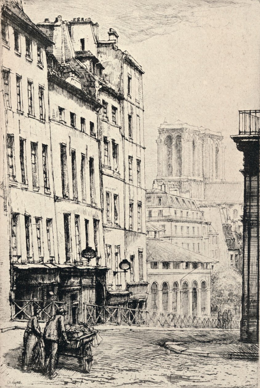 „Rue de la Montagne-Ste Genevieve”, 1915 autorstwa Charles Heyman