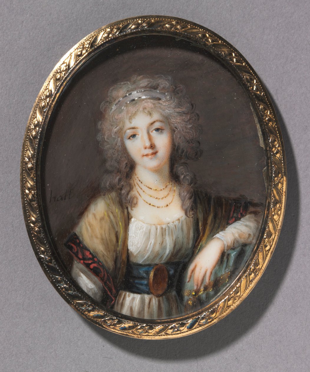 Portret młodej kobiety, ok. godz. 1785. autorstwa Charles Hénard