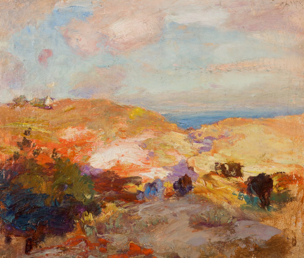 Polimento (óleo) paisagístico autorstwa Charles Hodge Mackie