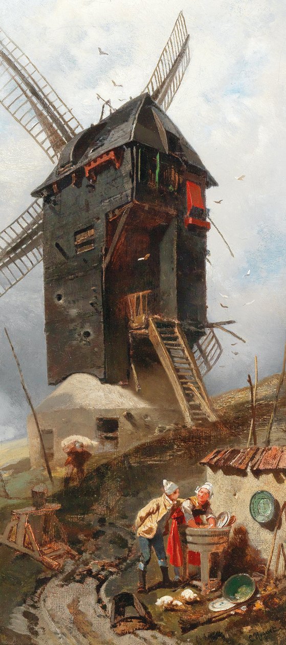 Przy wiatraku autorstwa Charles Hoguet