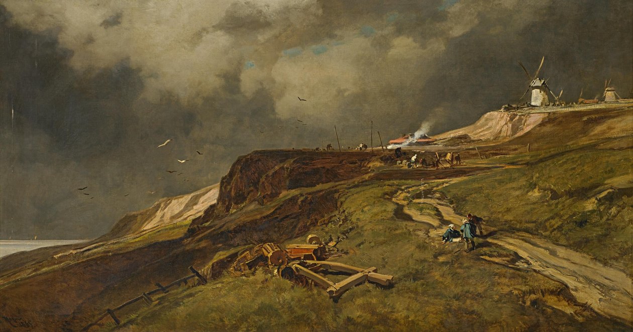 Na wybrzeżu Normandii autorstwa Charles Hoguet
