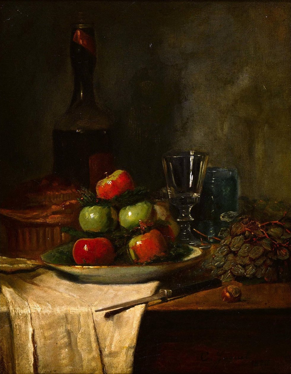 Stół martwa natura autorstwa Charles Hoguet
