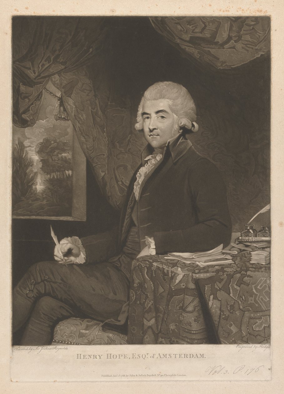 Henry Hope Esq. z Amsterdamu autorstwa Charles Howard Hodges