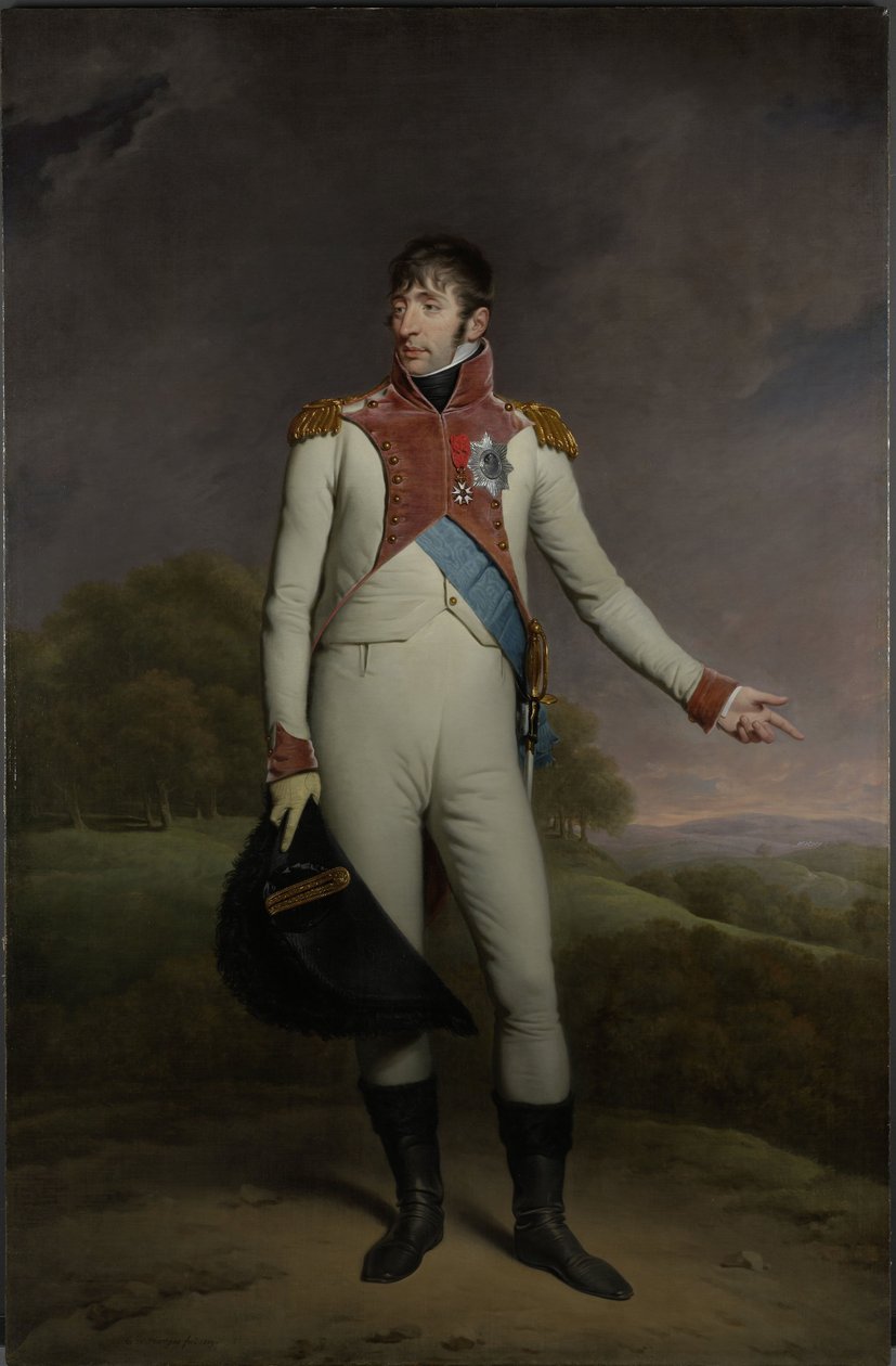 Portret Ludwika Napoleona, króla Holandii, 1809 (olej na płótnie) autorstwa Charles Howard Hodges