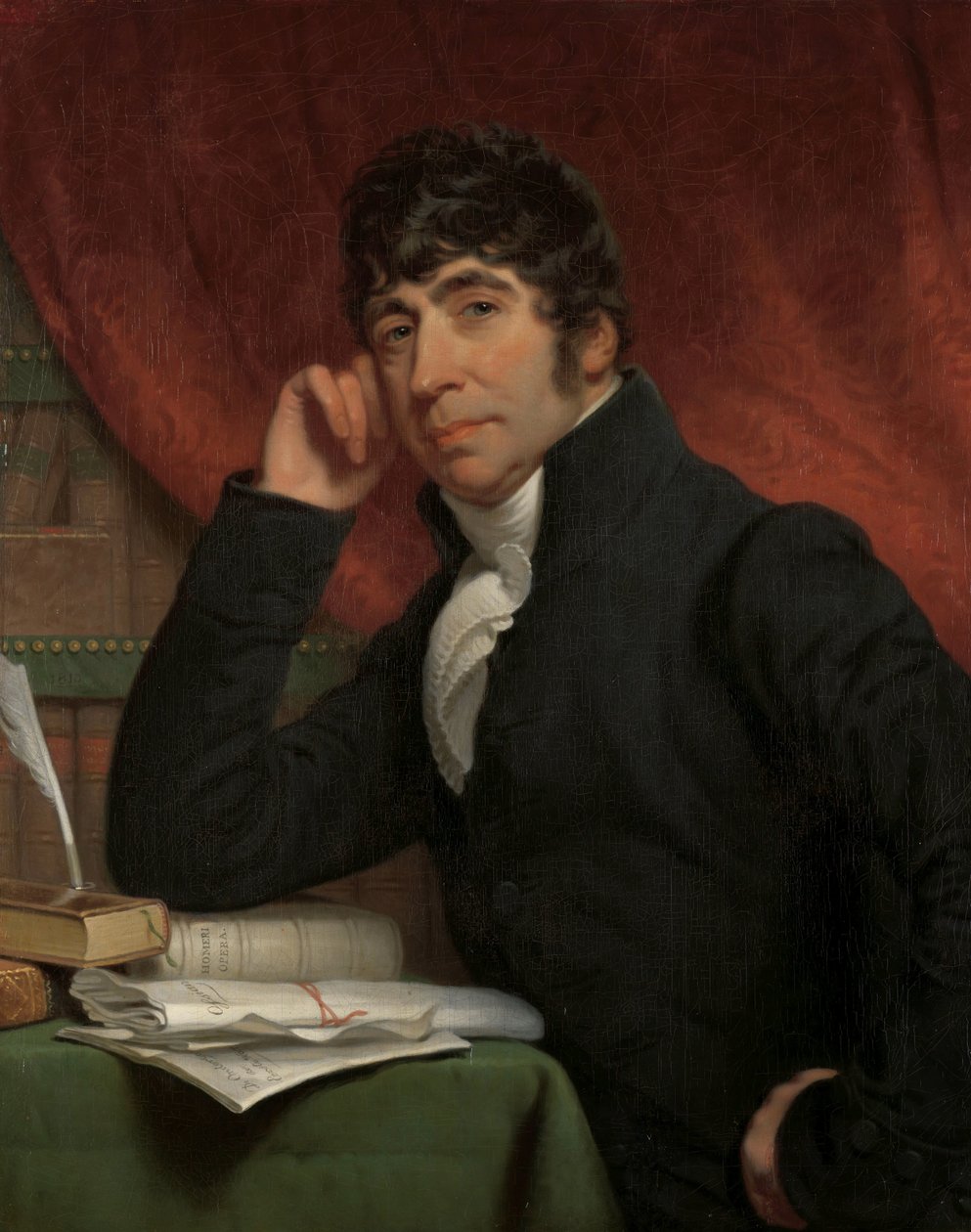 Portret Willema Bilderdijk Willem Bilderdijk (1759-1831), poeta i historyk autorstwa Charles Howard Hodges