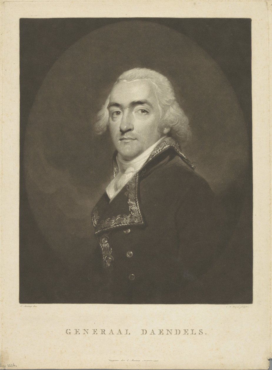 Portret Hermana Willema Daendels autorstwa Charles Howard Hodges