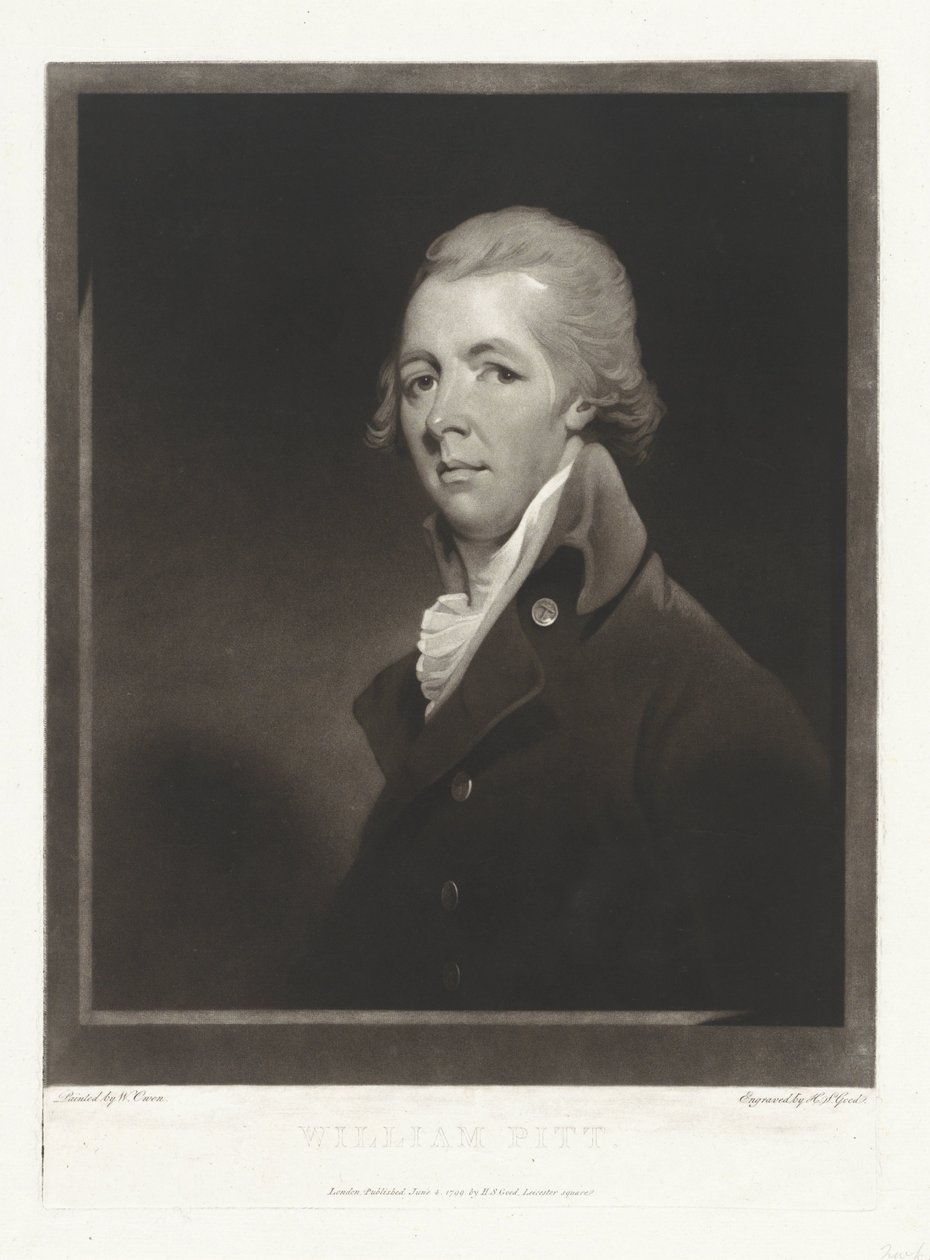 Portret męża stanu Williama Pitta autorstwa Charles Howard Hodges