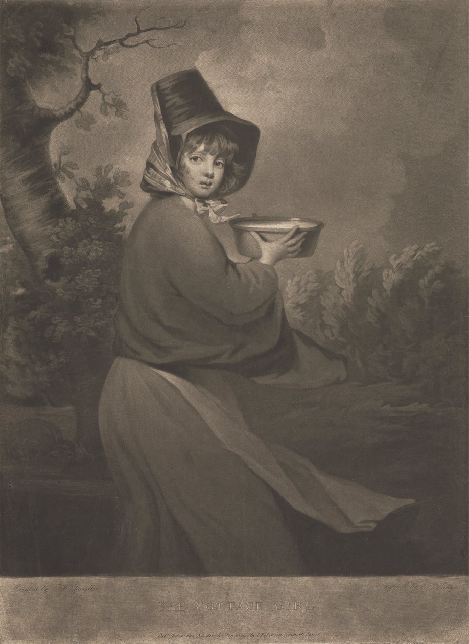 Dziewczyna z chaty autorstwa Charles Howard Hodges