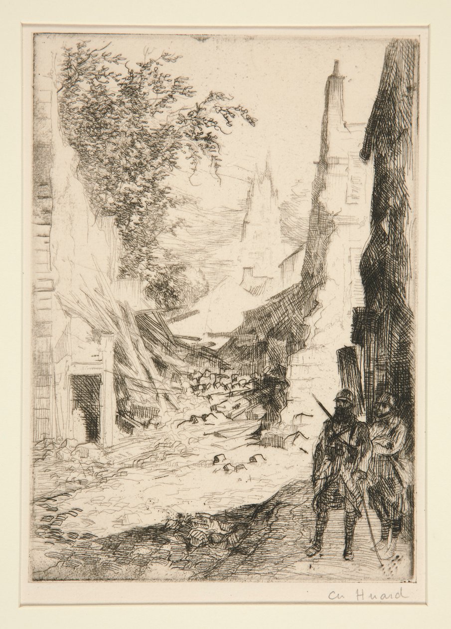 Widok na St. Jean des Vignes autorstwa Charles Huard