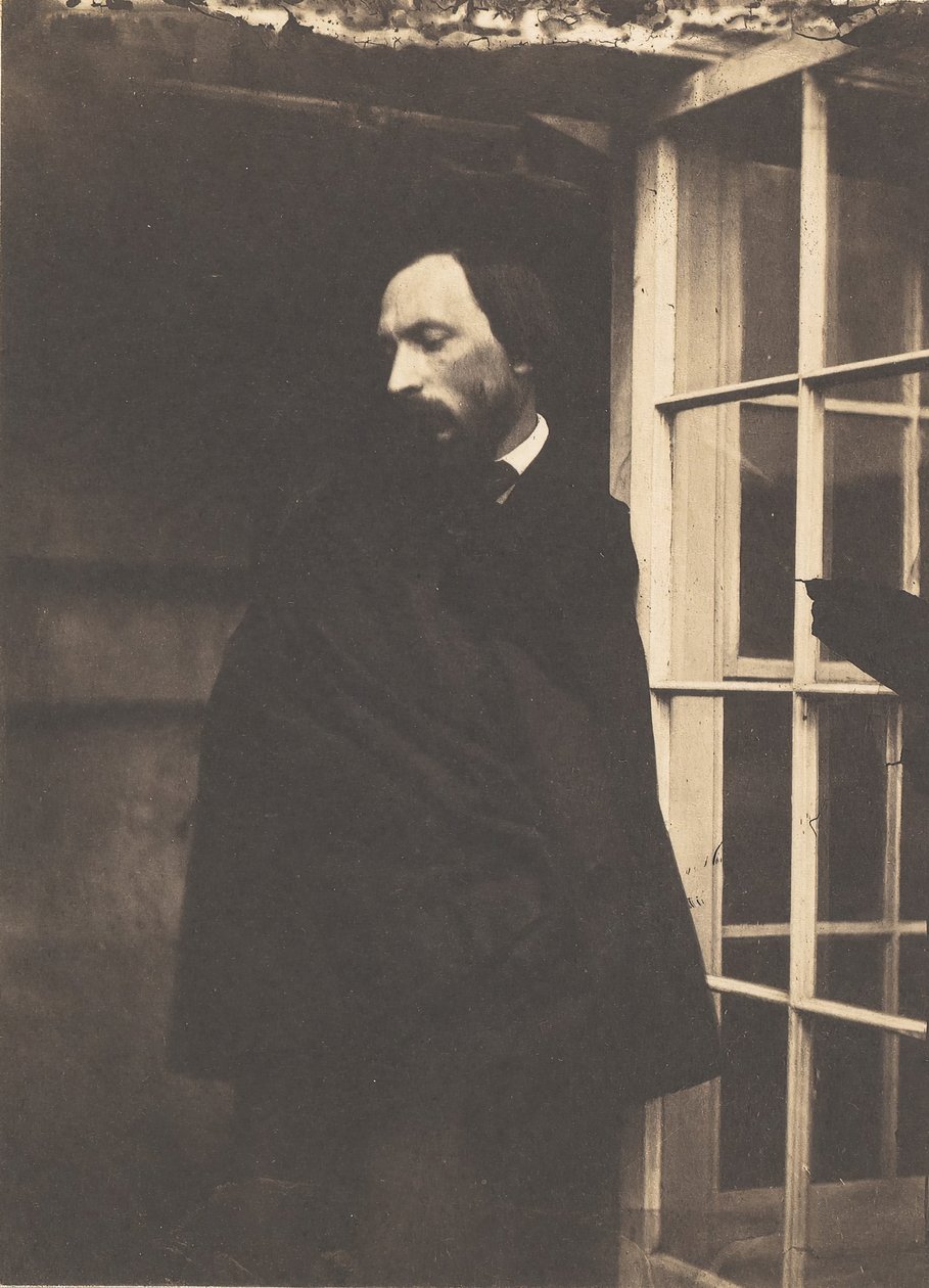 [Auguste Vacquerie at Marine Terrace], 1855. Twórcy: Charles Hugo, Auguste Vacquerie. autorstwa Charles Hugo, Auguste Vacquerie