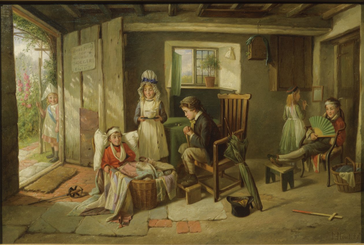 Szpital dla Rannych Żołnierzy, 1886 autorstwa Charles Hunt