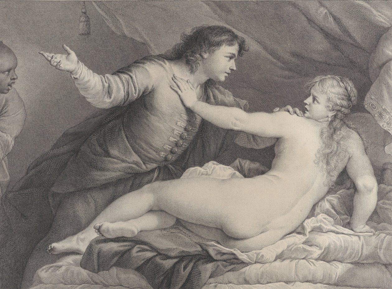 Tarquin i Lukrecja, 1752. autorstwa Charles Hutin