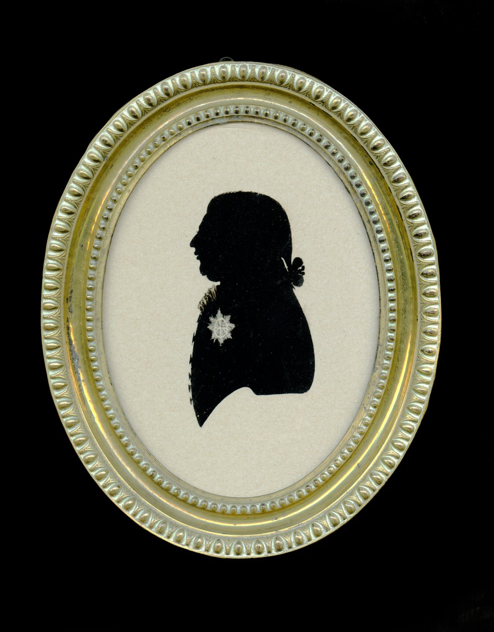 Sylwetka Jerzego III (1738-1820), ok. 1796-98 autorstwa Charles I Rosenberg