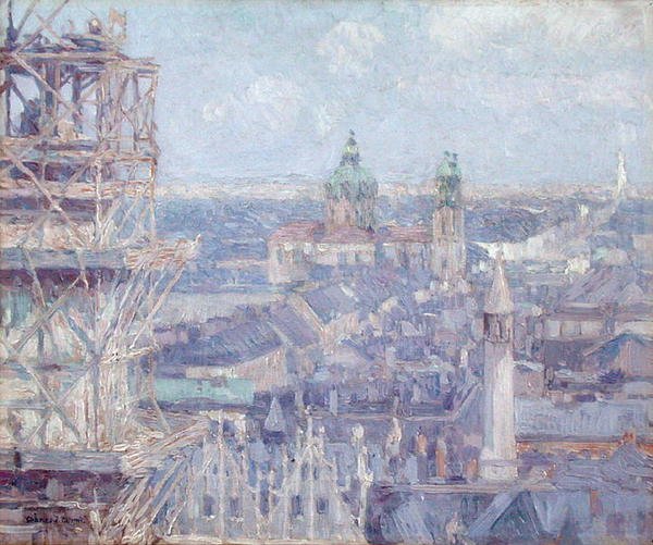 Lipsk (olej na płótnie) autorstwa Charles J. Palmie