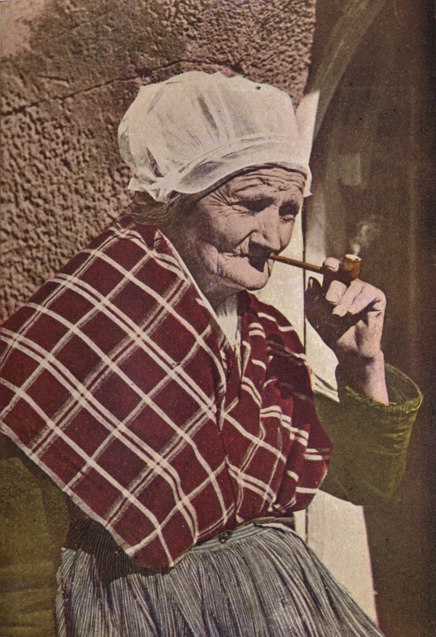 Wiekowy Breton, ok. 1913 r. autorstwa Charles J. S. Makin
