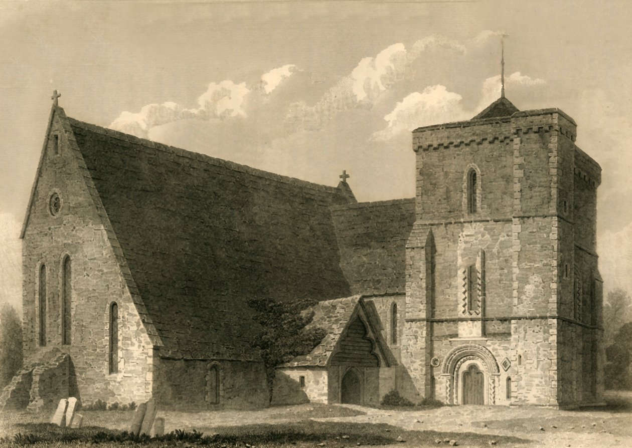 Kościół wspinaczkowy, 1835 r. autorstwa Charles J. Smith