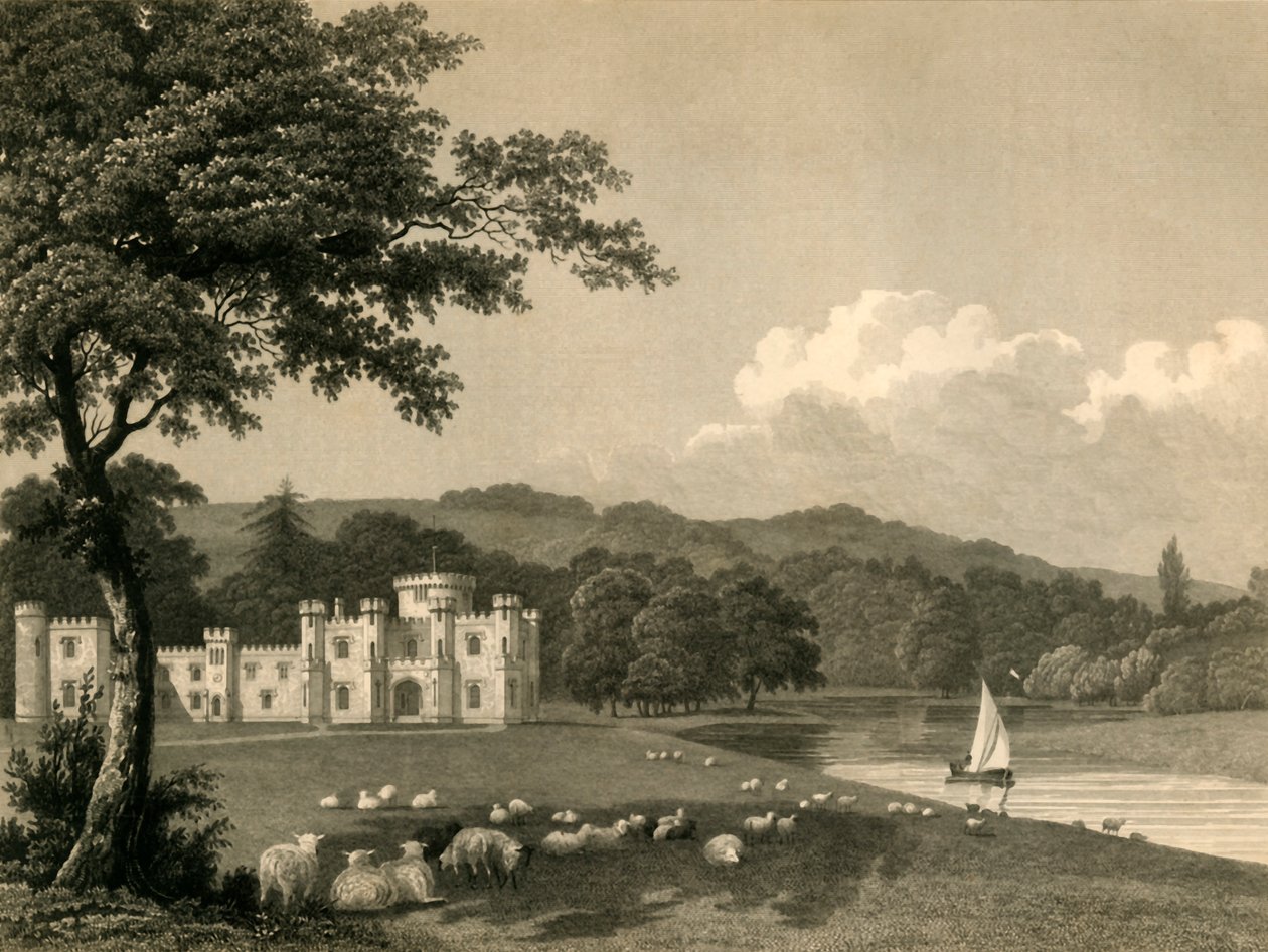 Zamek Knepp, 1835. autorstwa Charles J. Smith