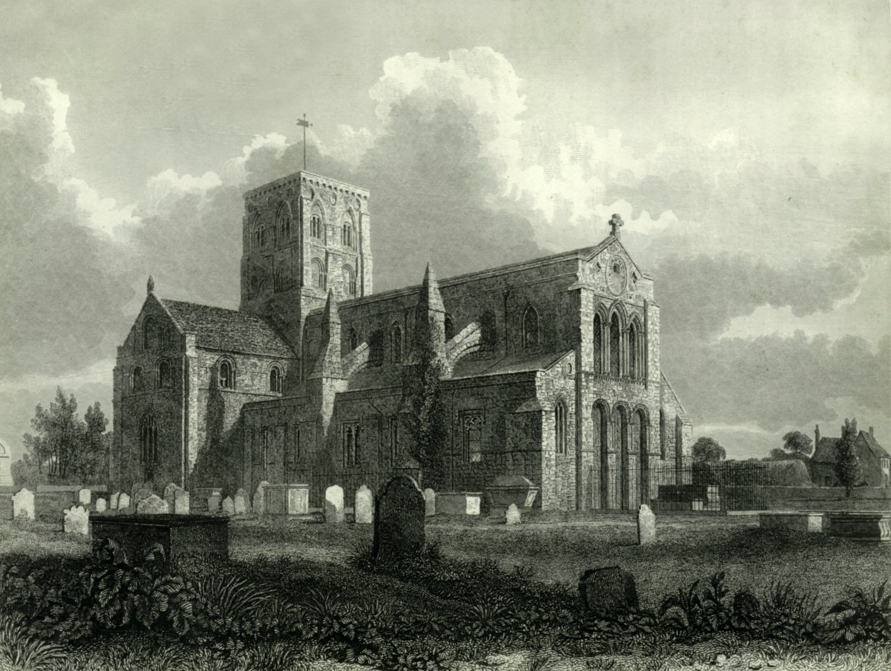 Kościół New Shoreham, 1835. autorstwa Charles J. Smith