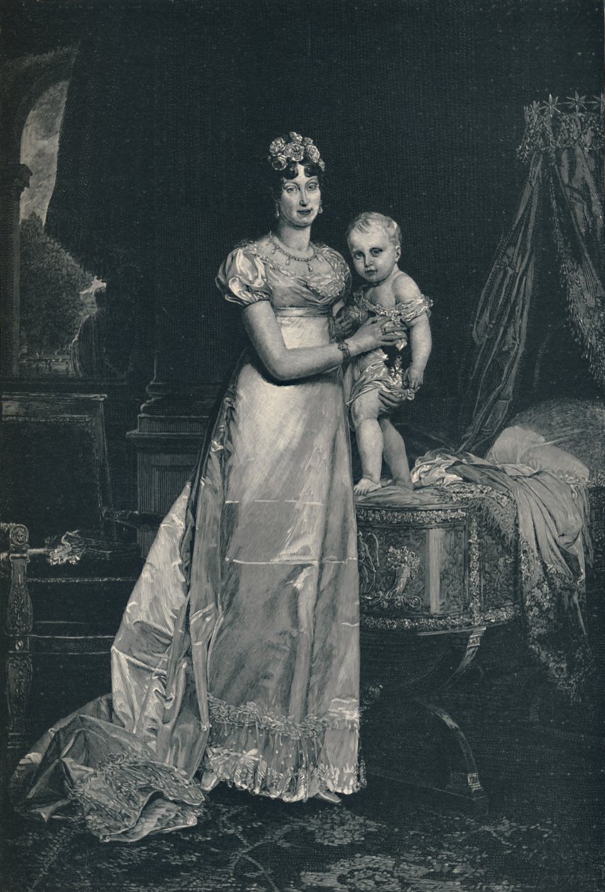 Maria Louisa i król Rzymu, 1812, 1896 autorstwa Charles J. State