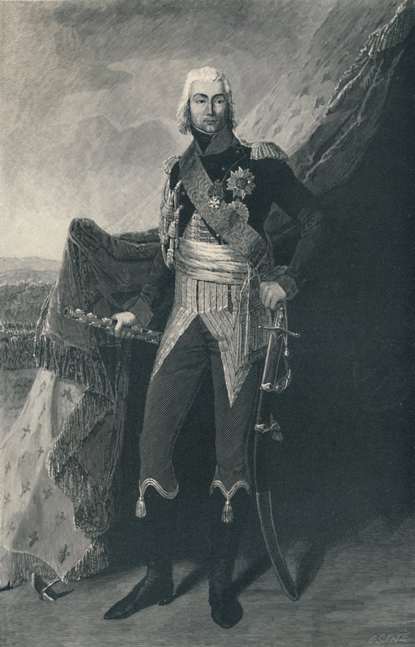 Marszałek Jean-Baptiste Bessières, książę Istrii, ok. 1800 r., 1896 r. autorstwa Charles J. State