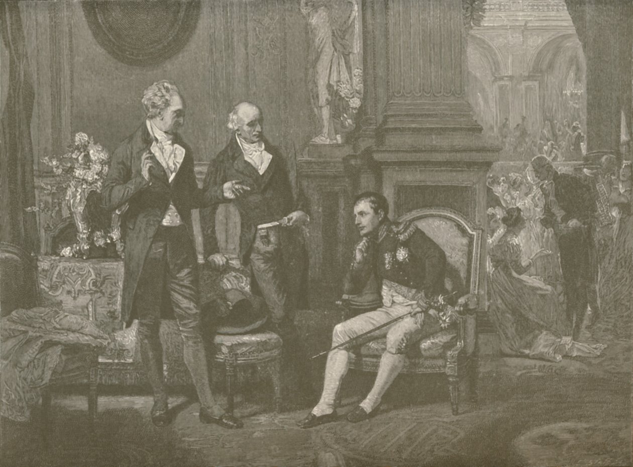 Napoleon, Goethe i Wieland, 1808, 1896 autorstwa Charles J. State