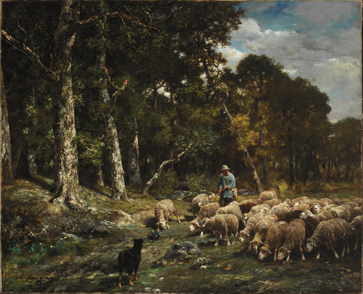 Stado autorstwa Charles Jacque