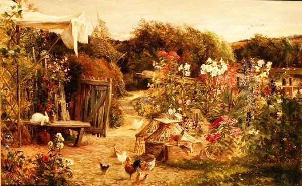 Farma Młyńska, Berkshire autorstwa Charles James Lewis