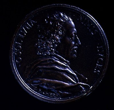 Medal portretowy Gian Lorenzo Bernini (1598-1680) autorstwa Charles Jean Francois Cheron