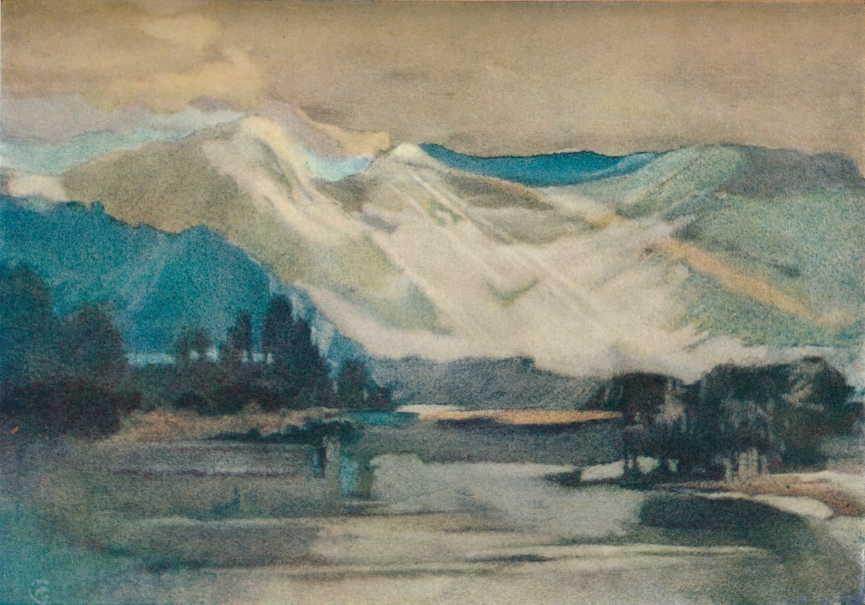 „Na jeziorze Shuswap”, c1911 autorstwa Charles John Collings