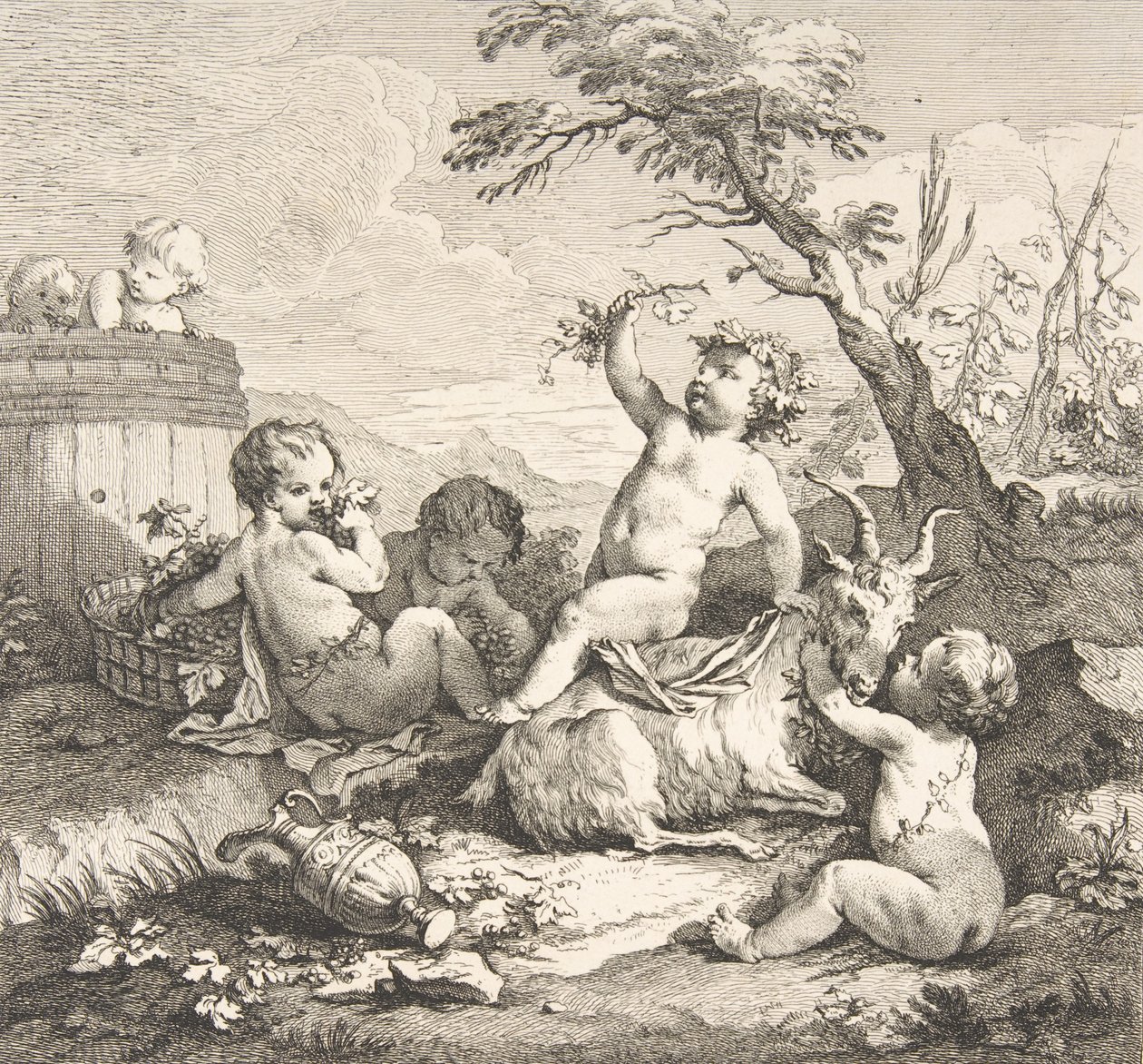Spadek. autorstwa Charles Joseph Natoire