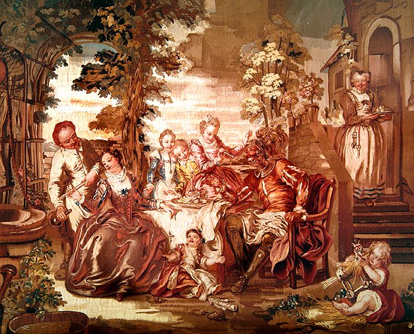 Scena z Don Kichota, wyprodukowana w Beauvais autorstwa Charles Joseph Natoire