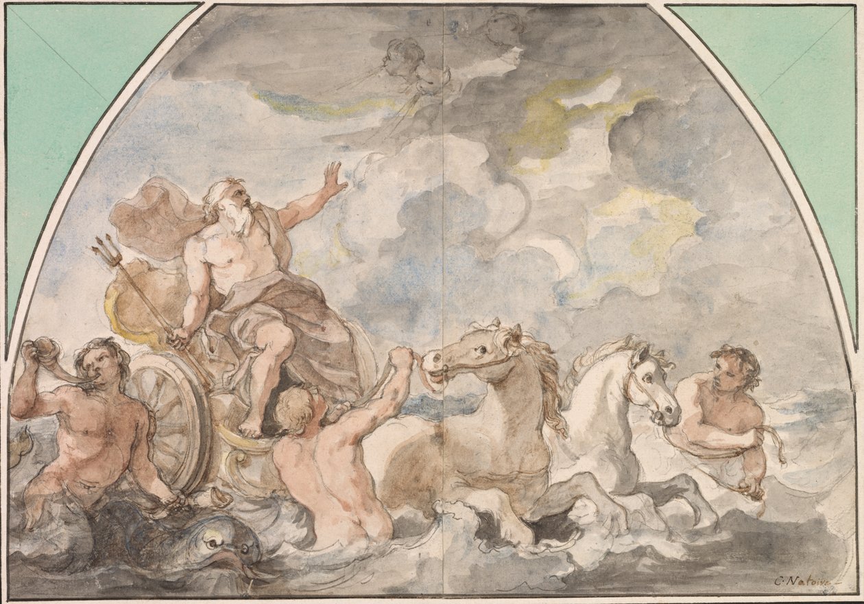 Triumf Neptuna autorstwa Charles Joseph Natoire