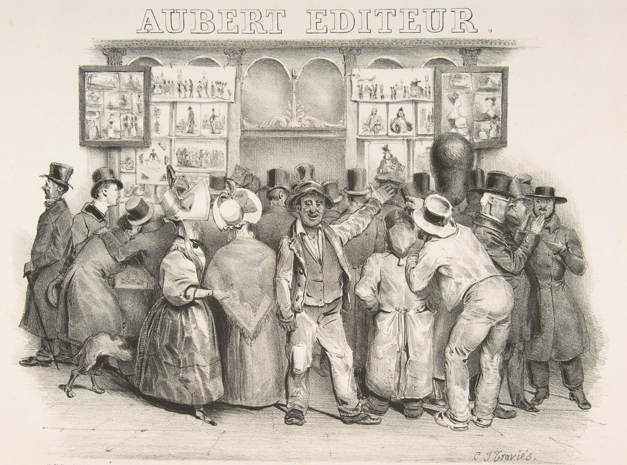 Wydawnictwo Aubert Musisz przyznać, że rząd ma komiczny wygląd, 1831 autorstwa Charles Joseph Traviès de Villers