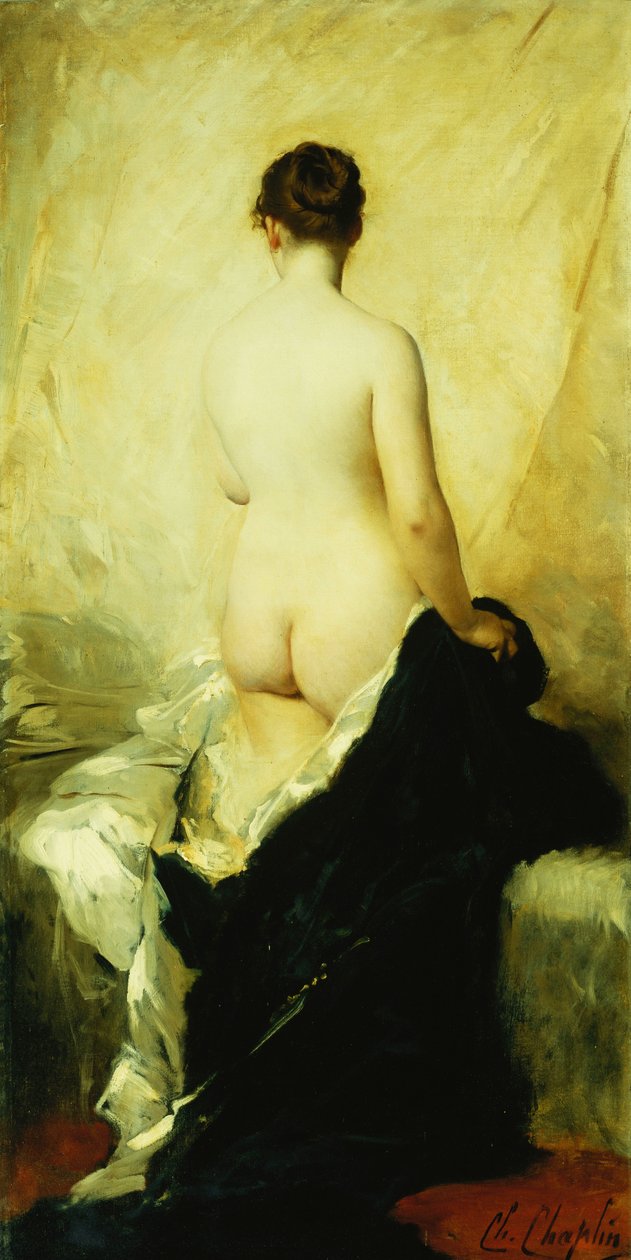 Częściowo udrapowana nagość, autorstwa Charles Joshua Chaplin