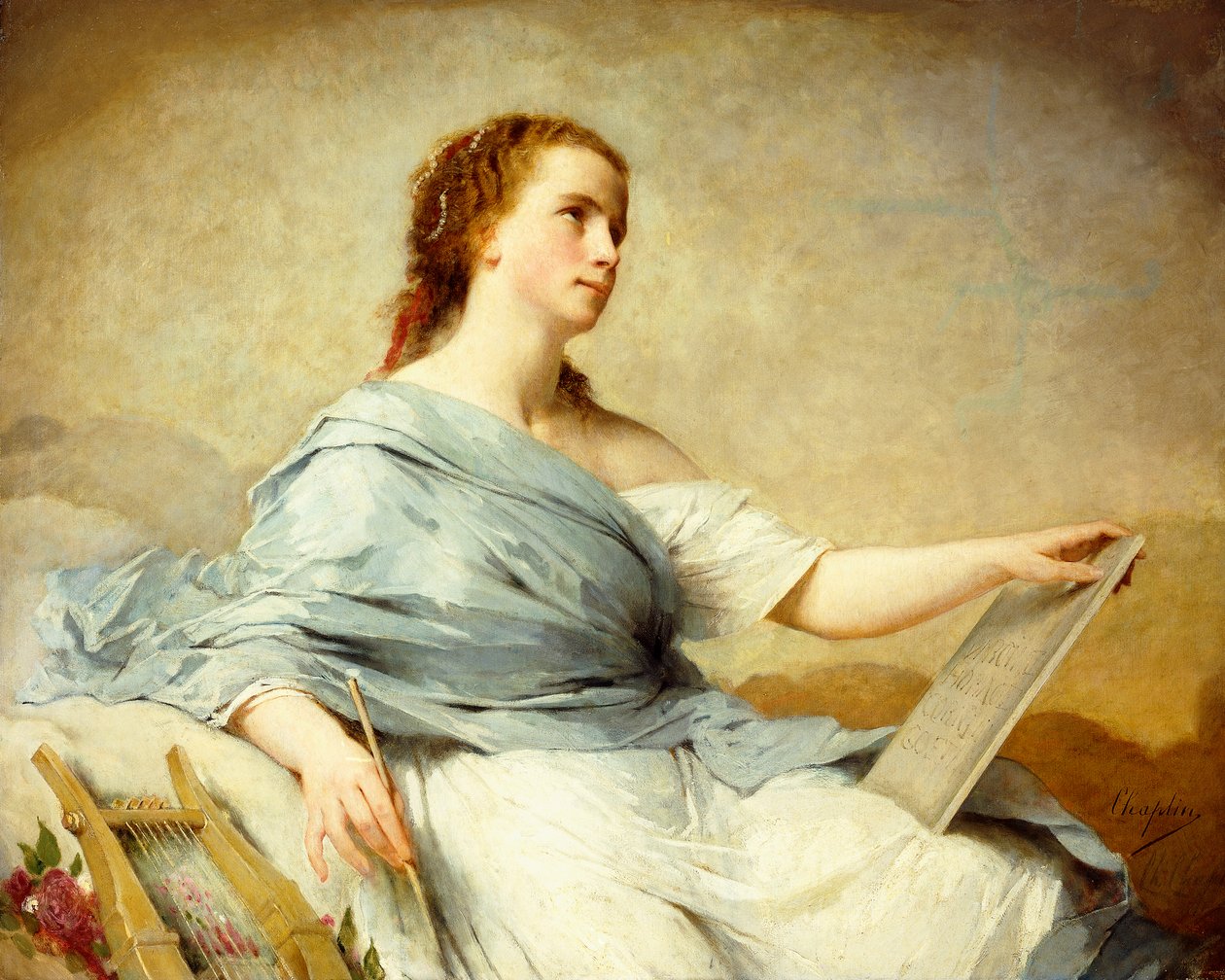 Personifikacja Sztuki, autorstwa Charles Joshua Chaplin