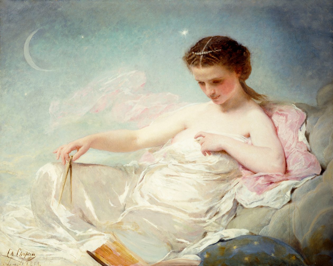Personifikacja Nauk, autorstwa Charles Joshua Chaplin