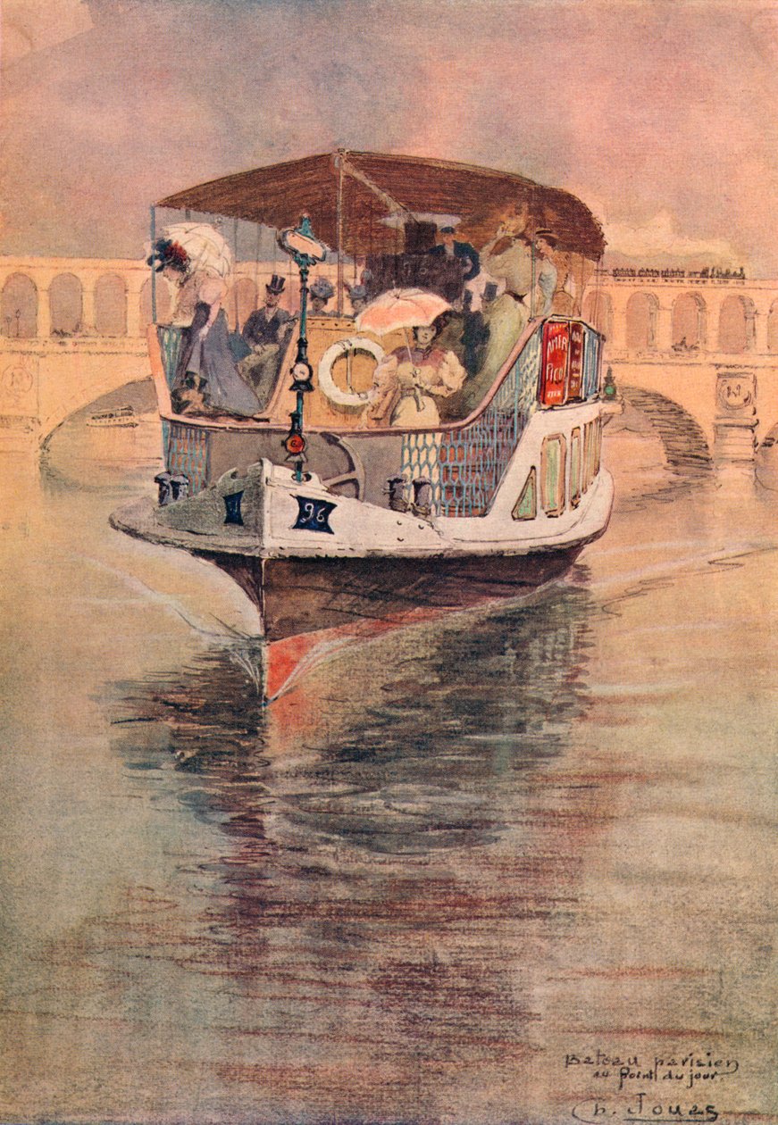 Bateau-Parisien w Point du Jour, 1915 autorstwa Charles Jouas