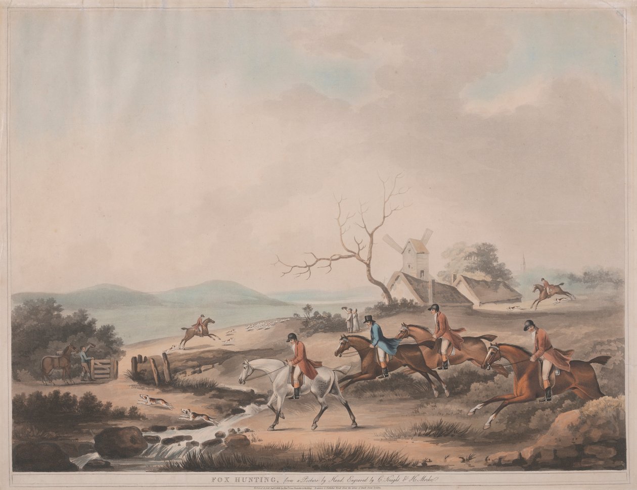 Polowanie na lisa autorstwa Charles Knight