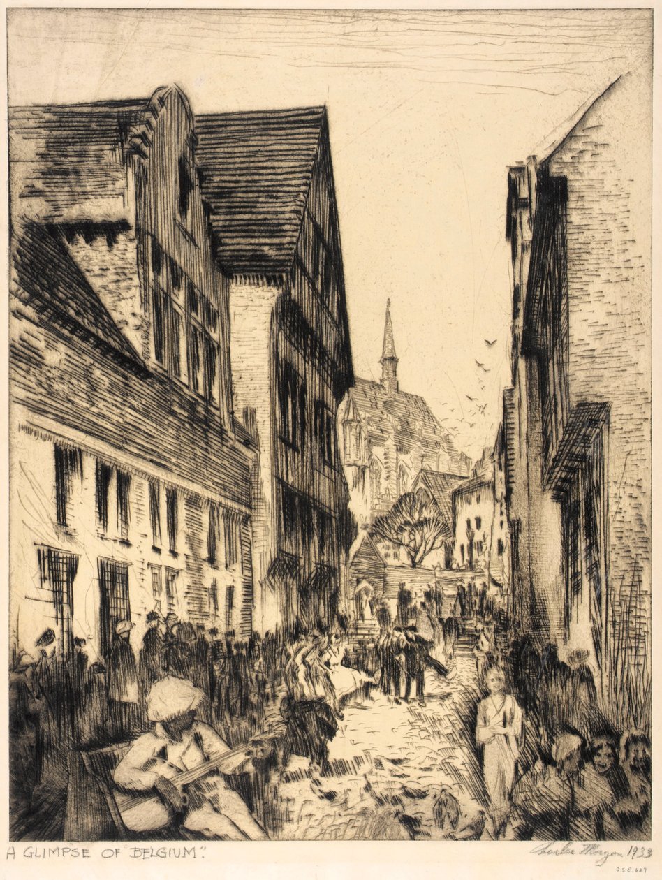 Rzut oka na Belgię, targi w Chicago autorstwa Charles L. Morgan