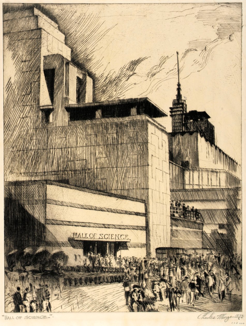 Hall of Science, Chicago Fair autorstwa Charles L. Morgan