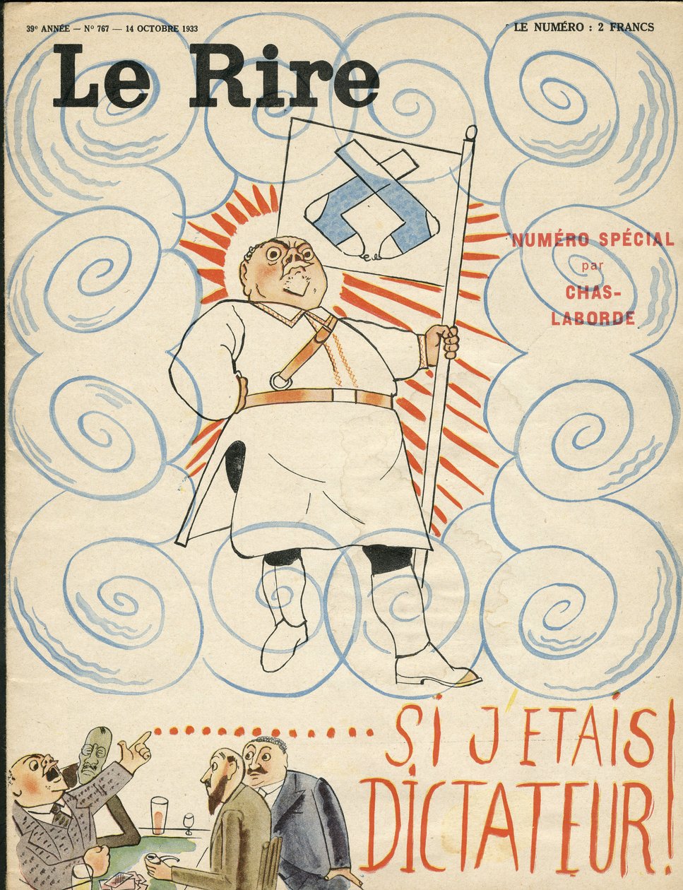 Ilustracja Chas-Laborde (1886-1941) na okładkę Le Lire autorstwa Charles Laborde