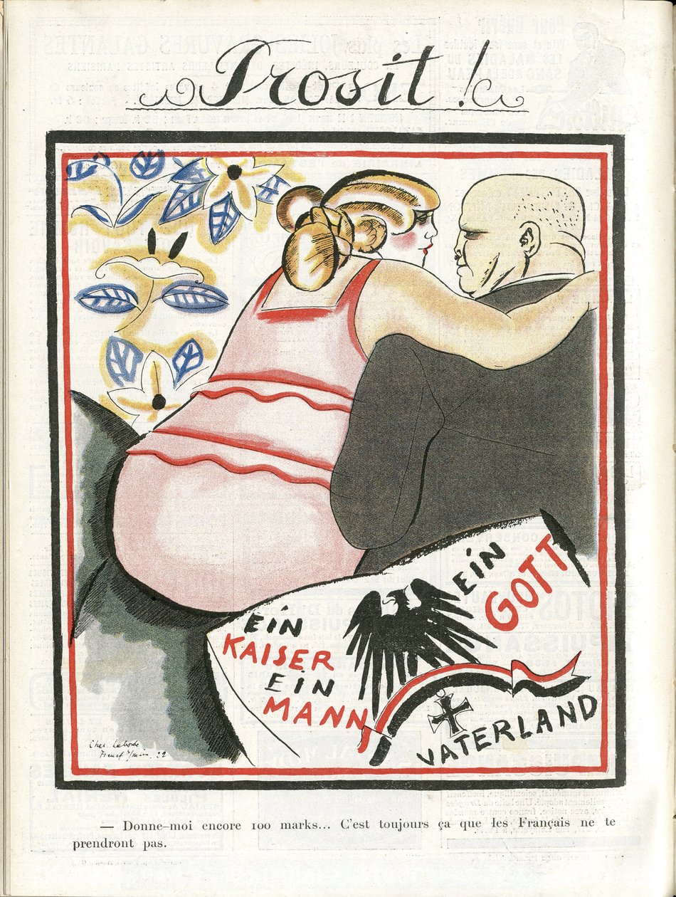 Ilustracja Chas-Laborde (1886-1941) w Le Rire autorstwa Charles Laborde