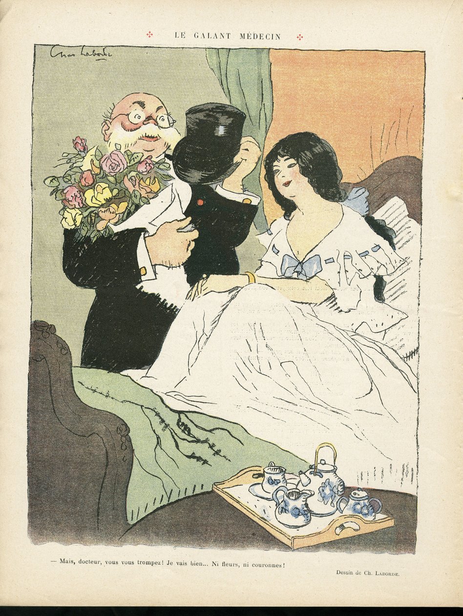Ilustracja Chas-Laborde (1886-1941) w Le Rire autorstwa Charles Laborde