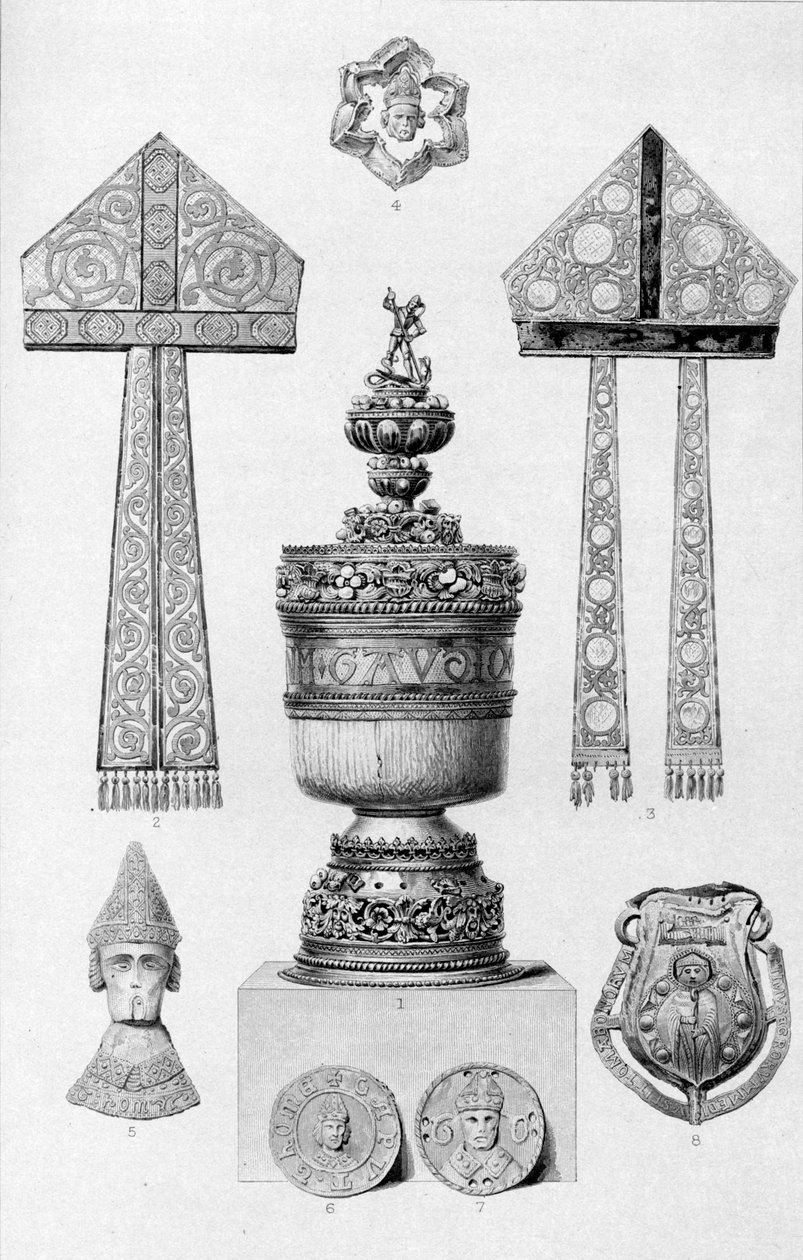Relikwie związane z Thomasem A Becketem, 1886 r. autorstwa Charles Lawrie