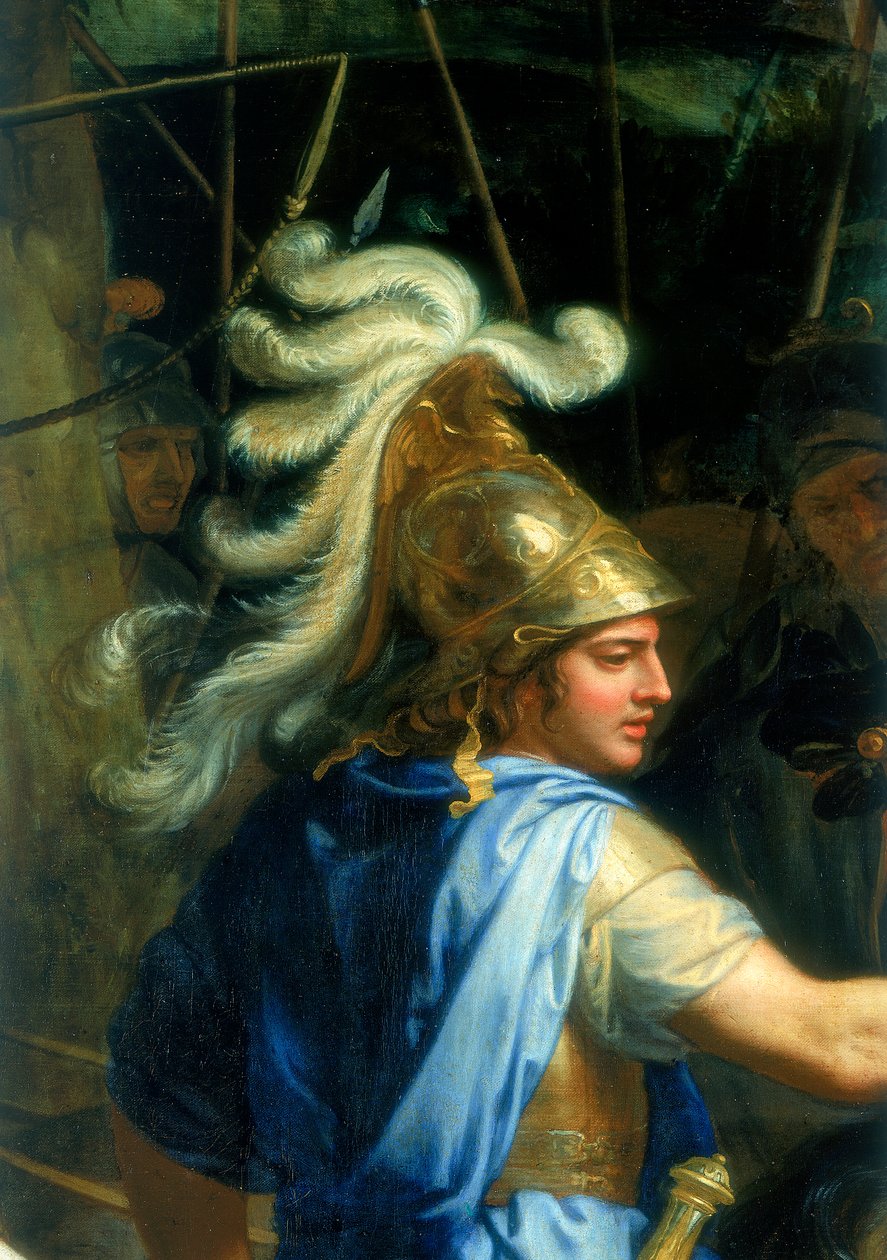 "Aleksander i Porus", c1673 autorstwa Charles Le Brun
