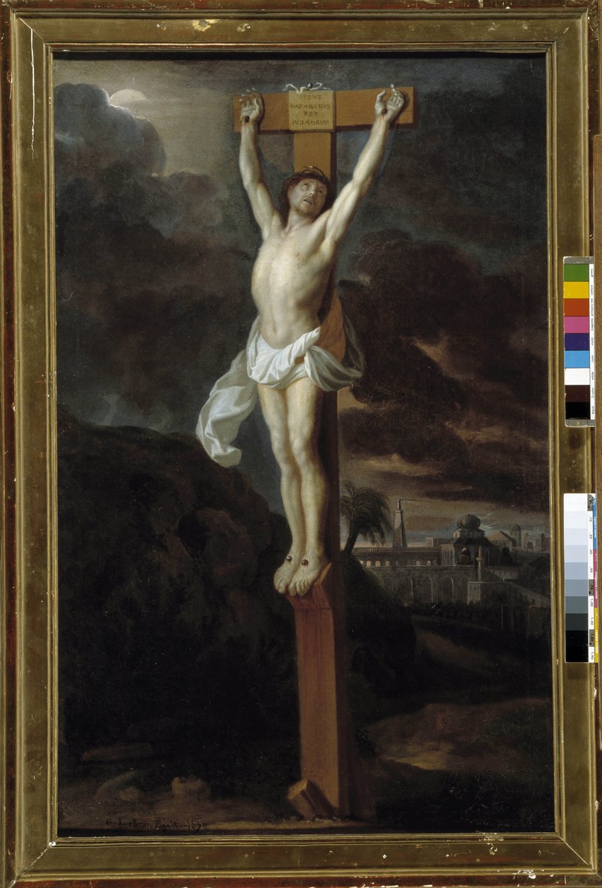 Chrystus na krzyżu autorstwa Charles Le Brun