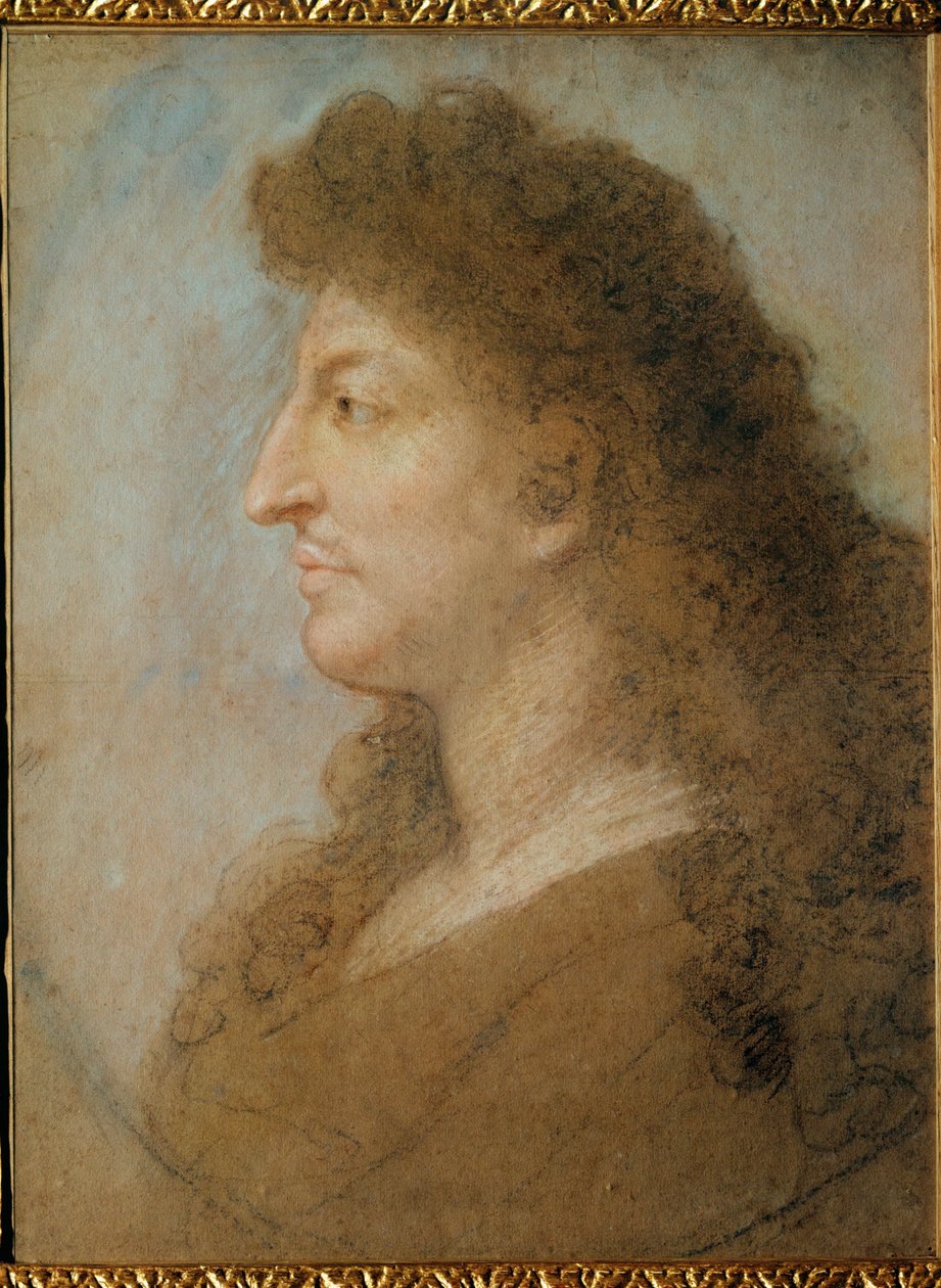 Portret Ludwika XIV ... autorstwa Charles Le Brun