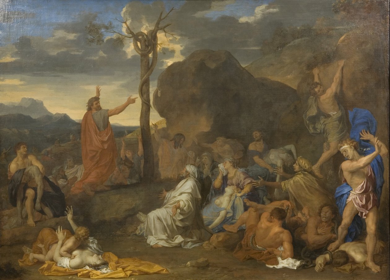 Miedziany wąż autorstwa Charles Le Brun